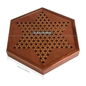 Damas chinas de madera con cajones juego de mesa de_5