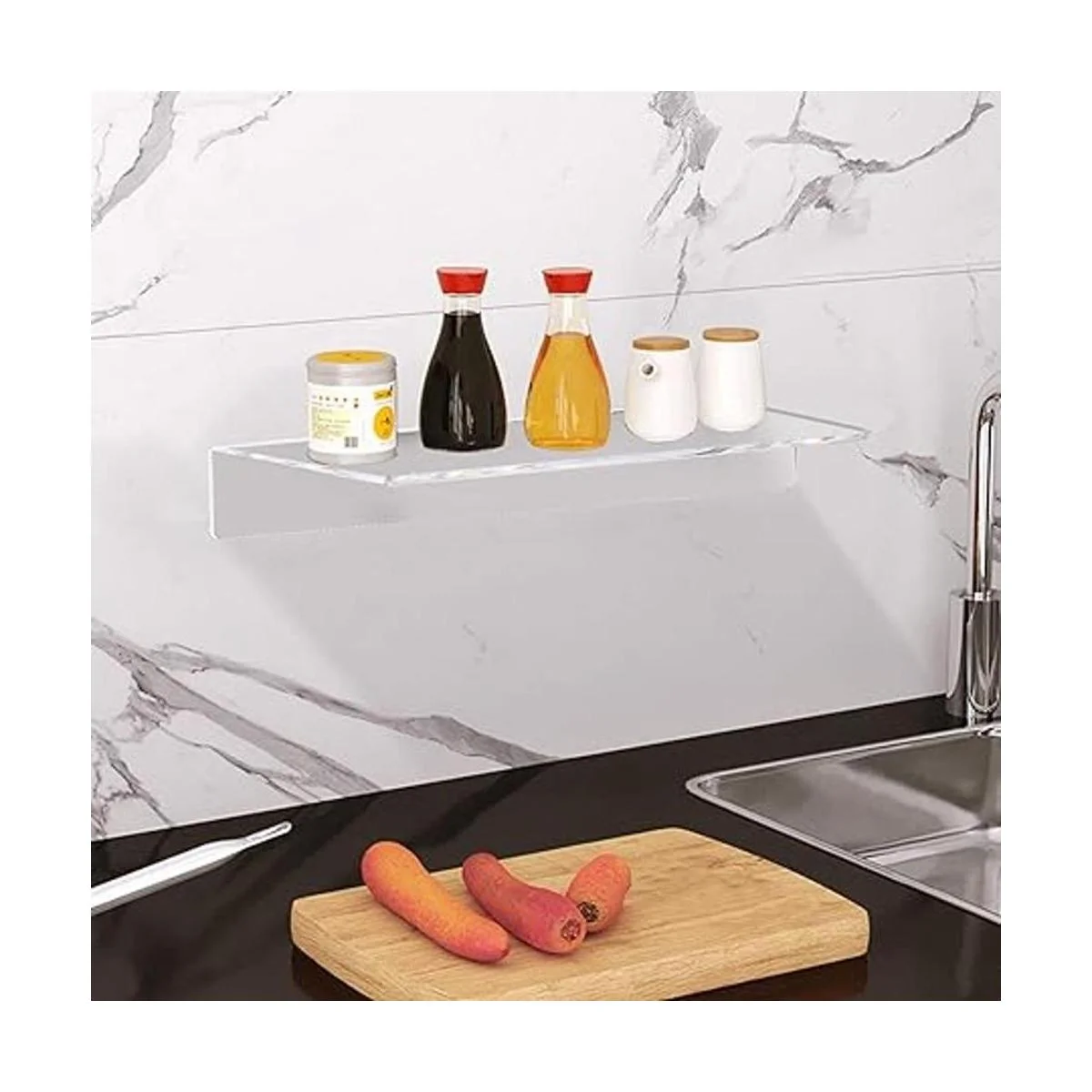 Estantes de acrílico transparentes de 12 pulgadas estante_7