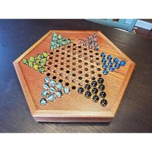 Damas chinas de madera con cajones juego de mesa de_6