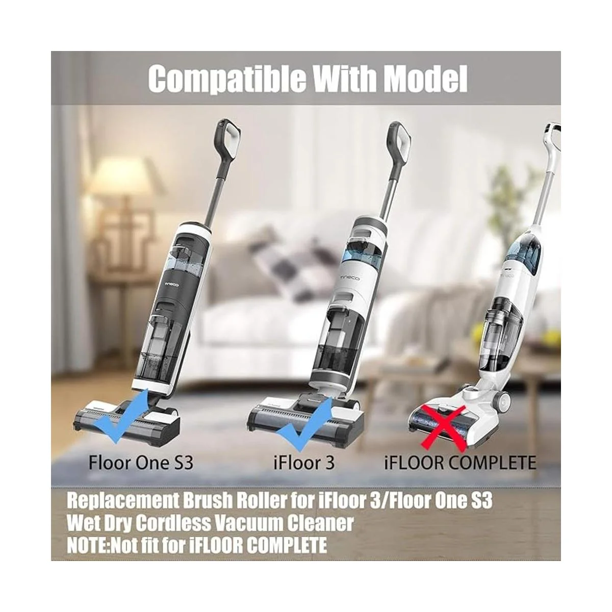 LesinaVac Rodillo de cepillo de repuesto y filtro de_2