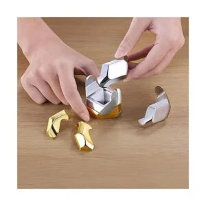 Rompecabezas de metal con cubo 3D para cerebro_5