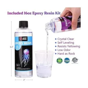 LETS Resin Kit de moldes para posavasos de resina kit de_4