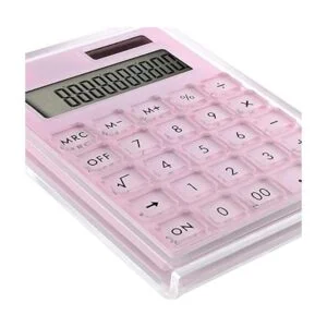 EXPUTRAN Calculadora acrílica con soporte batería y_5