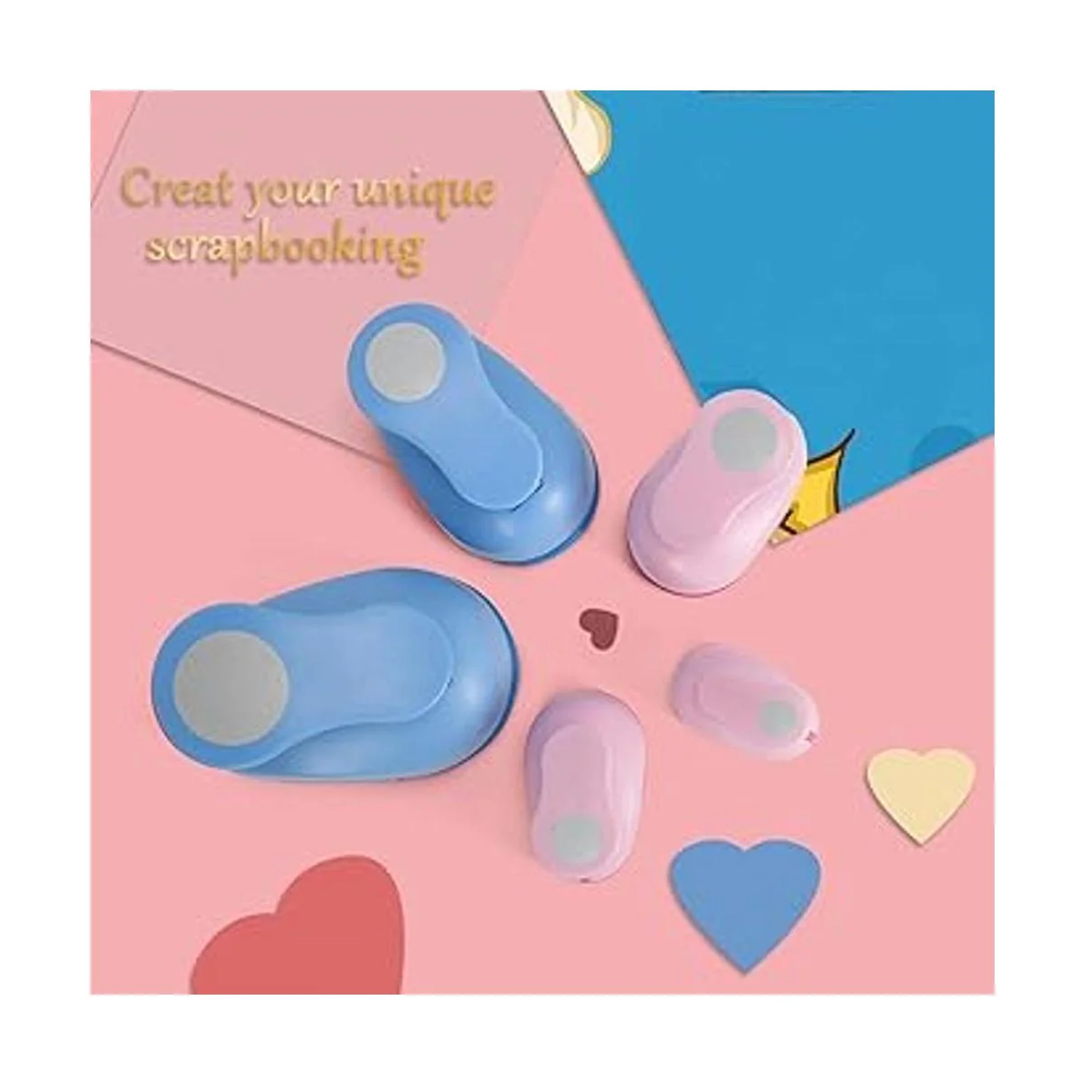 Lorcornm Juego de perforadores circulares para_4