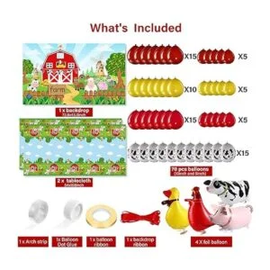 Decoración de fiestas temáticas de animales de granja_2