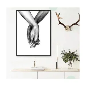 Love and Hand in Hand in Hand Póster impreso en lienzo_3