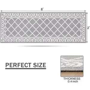 Topotdor Alfombra marroquí con textura geométrica_5