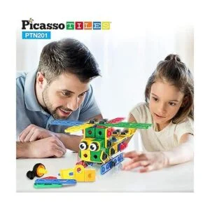 PicassoTiles Juguetes de aprendizaje STEM de 201 piezas de_6