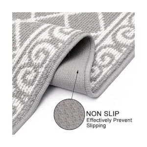 Topotdor Alfombra marroquí con textura geométrica_3