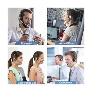 Auriculares de teléfono RJ9 con micrófono con cancelación_5