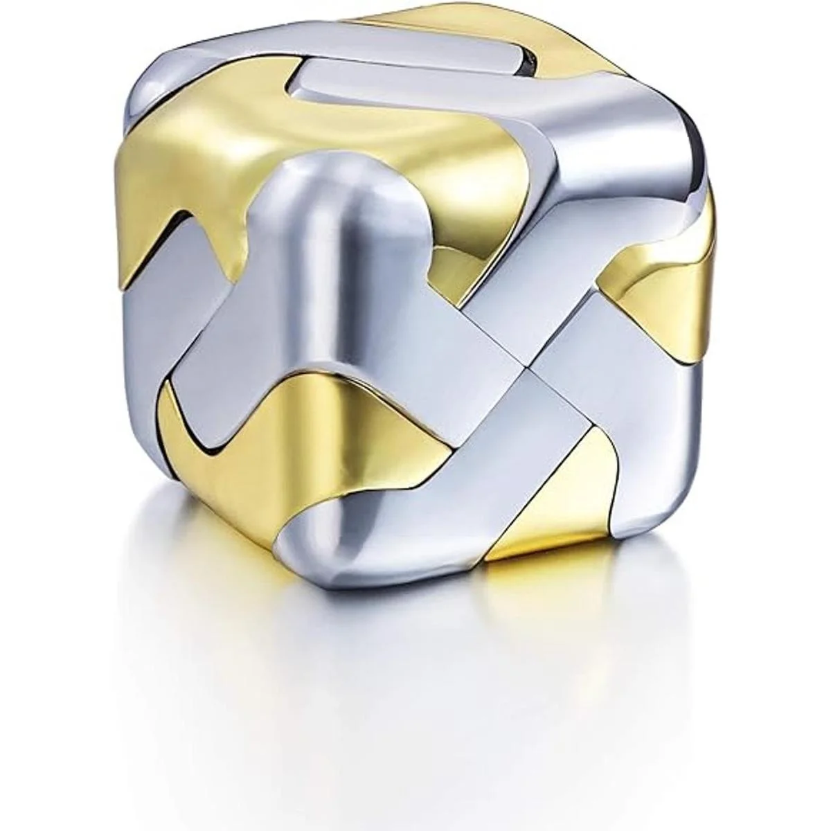 Rompecabezas de metal con cubo 3D para cerebro_1