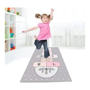 Hopscotch Mat 31 x 63 pulgadas alfombra de juego con_4