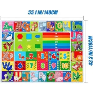 IMIKEYA Alfombra educativa para niños colección Playtime_3