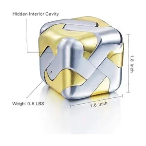 Rompecabezas de metal con cubo 3D para cerebro_2