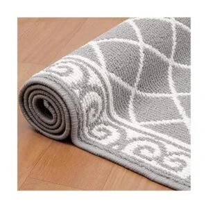 Topotdor Alfombra marroquí con textura geométrica_4