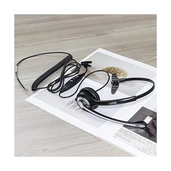 Auriculares de teléfono RJ9 con micrófono con cancelación_6