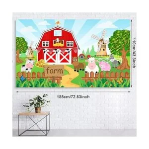 Decoración de fiestas temáticas de animales de granja_4