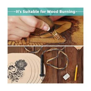 6 círculos redondos de madera sin acabar rebanadas de_4