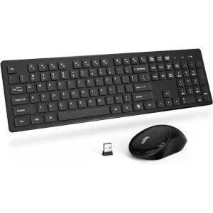 Trueque Silent Teclado y mouse inalámbricos de 2.4 GHz_1