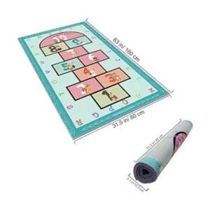 Hopscotch Alfombra de juego de 63 x 31 con diseño de_2
