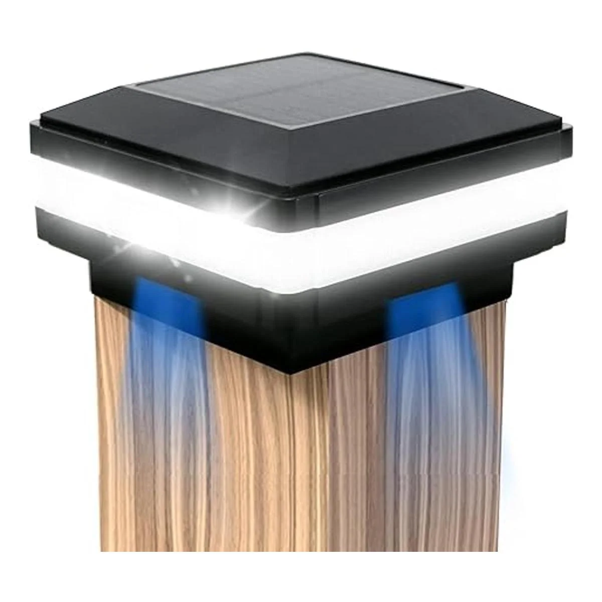 Luces solares para poste de LILONZON resistentes al agua_2