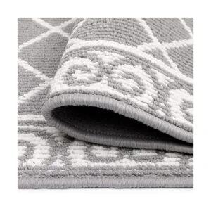 Topotdor Alfombra marroquí con textura geométrica_2