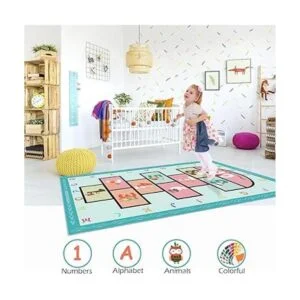 Hopscotch Alfombra de juego de 63 x 31 con diseño de_3