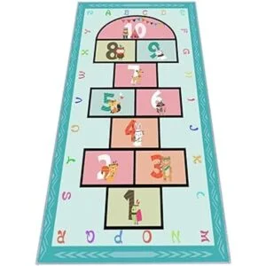 Hopscotch Alfombra de juego de 63 x 31 con diseño de_1
