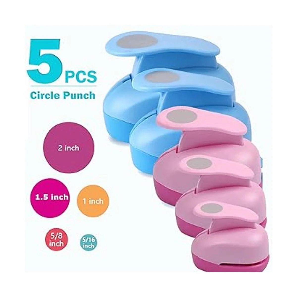 Lorcornm Juego de perforadores circulares para_2