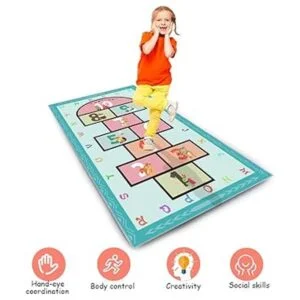 Hopscotch Alfombra de juego de 63 x 31 con diseño de_4