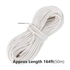 Hakzeon Cuerda de algodón de 164 pies de 14 pulgadas_2