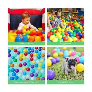 Vanland 100 bolas de bola para bebés y niños pequeños sin_6