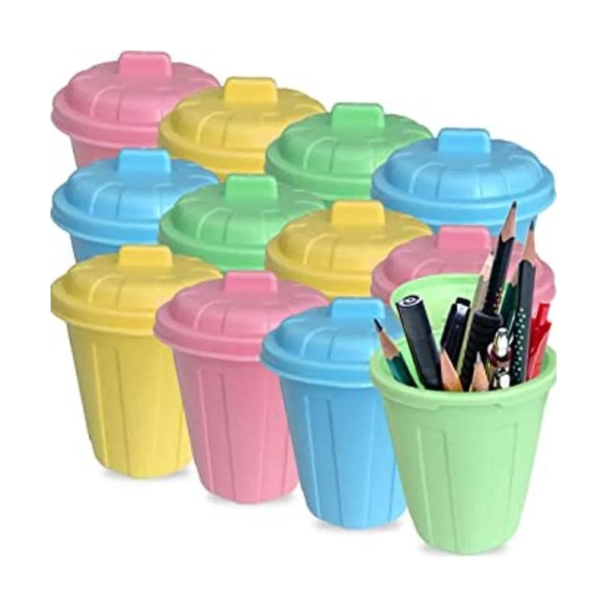 ArtCreativity Juego de mini cubos de basura de 5 pulgadas_1