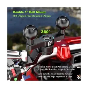 Soporte de bola de aleación de aluminio de 1.0 in con_2