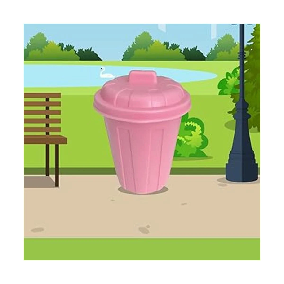 ArtCreativity Juego de mini cubos de basura de 5 pulgadas_4