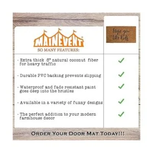 Hope You Like Kids Felpudo de 30 x 17 pulgadas divertida_5