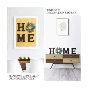 Letrero de madera para decoración de pared letras de_5