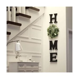 Letrero de madera para decoración de pared letras de_4