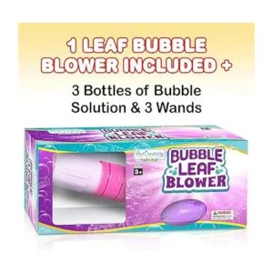ArtCreativity Soplador de hojas de burbujas rosa y morado_2