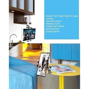 Woleyi Soporte para tableta de gabinete de cocina_7