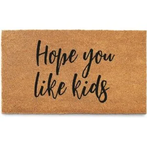 Hope You Like Kids Felpudo de 30 x 17 pulgadas divertida_1