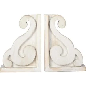 GENMOUS CO. Sujetalibros rústicos estilo corbel vintage_1