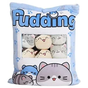 Nenalayo Linda almohada decorativa de gatito de peluche_1