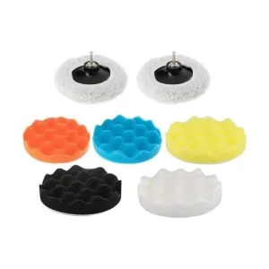 Neiko 00320A Juego de 11 almohadillas pulidoras de cera y_3