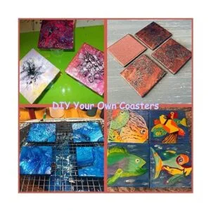 12 azulejos de cerámica para posavasos color blanco 4 x_5