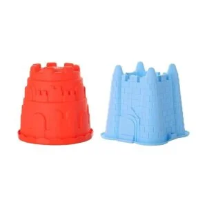 2 cubos de playa de castillo de arena y 2 palas para_2