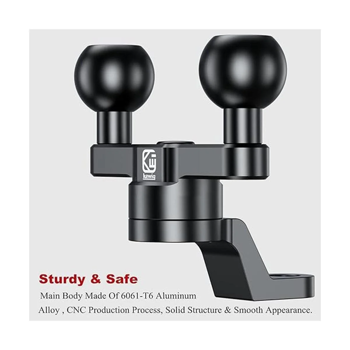 Soporte de bola de aleación de aluminio de 1.0 in con_5