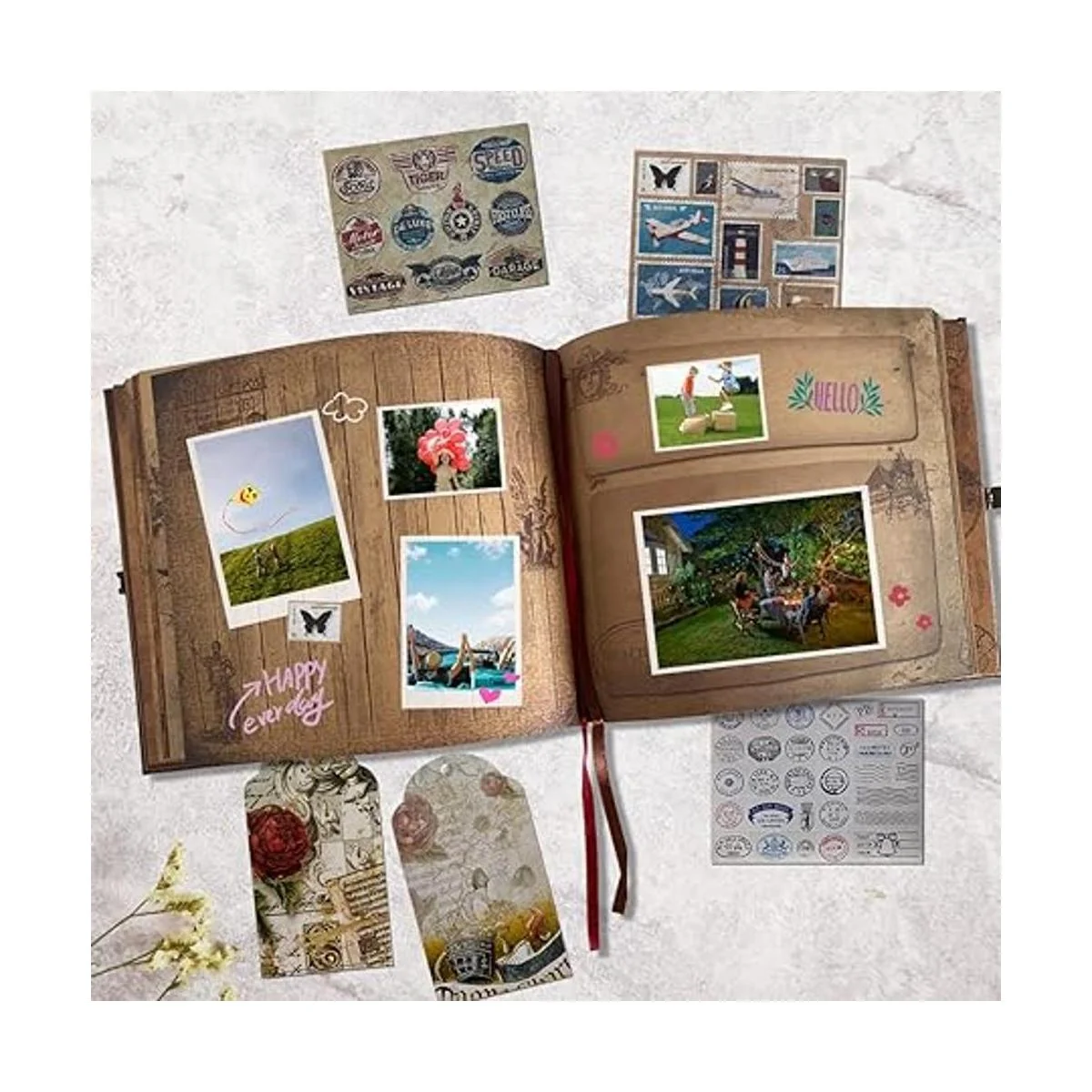 Libro de aventuras libro de fotos álbum de recortes_5