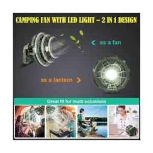 ayamaya Ventilador de tienda de campaña recargable con luz_2