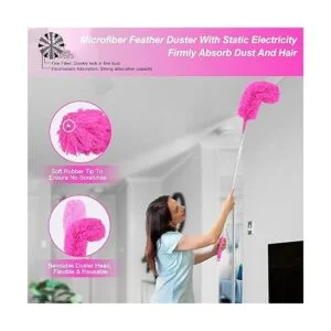 CALBEAU Juego de plumeros de microfibra de 15 piezas_3